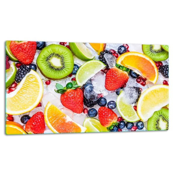 SKÄRBRÄDA I GLAS 52x30 FRUKT