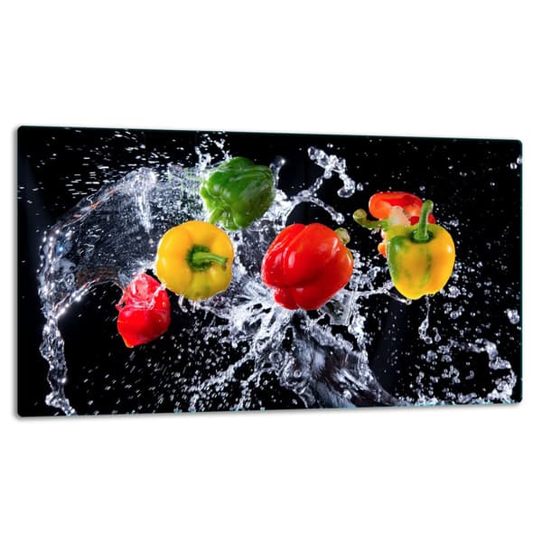SKÄRBRÄDA I GLAS 52x30 PAPRIKA