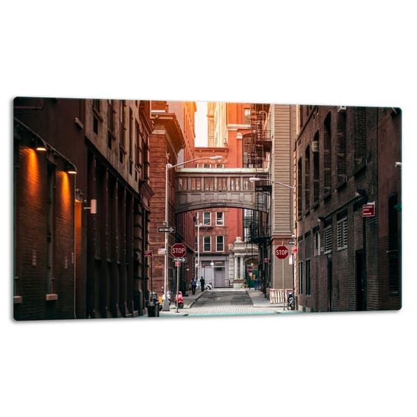 SKÆREBRÆT I GLAS 52x30 CITY