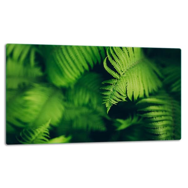 SKÄRBRÄDA I GLAS 52x30 BLOMMOR