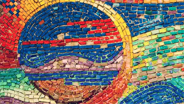 LASILEIKKUULAUTA 52x30 MOSAIIKKI