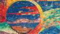 Pikkukuva 2 / 11: LASILEIKKUULAUTA 52x30 MOSAIIKKI
