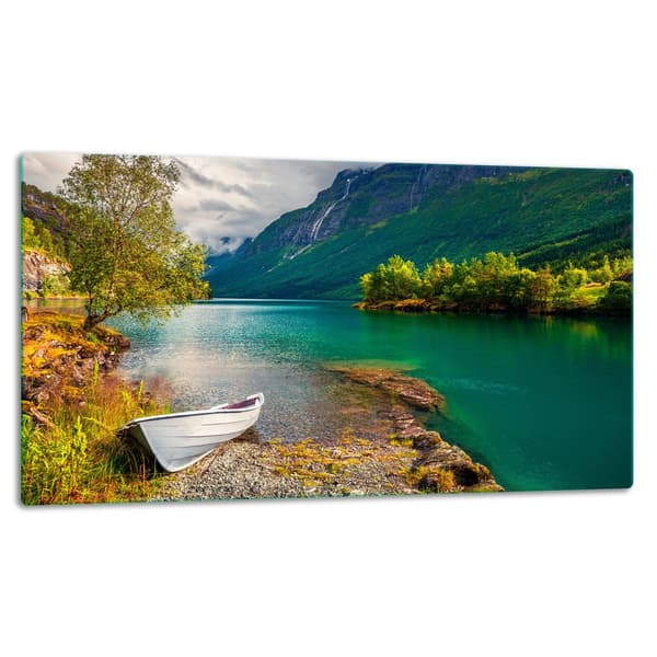 SKÄRBRÄDA I GLASPLATTA 52x30 LANDSKAP