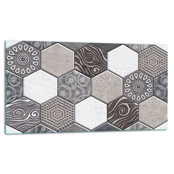 SKÆREBRÆT I GLAS 52x30 MOSAIK