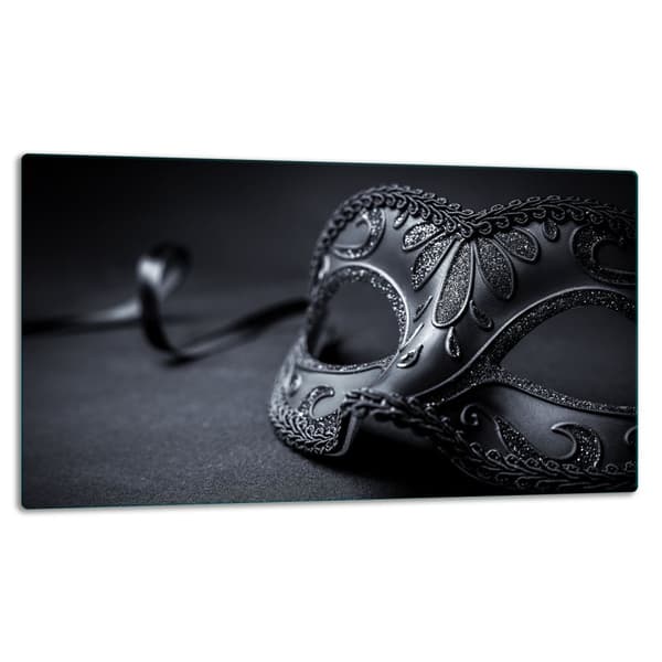 SKÄRBRÄDA I GLASPLATTA 52x30 MASK