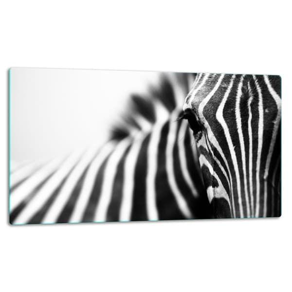 SKÄRBRÄDA I GLASPLATTA 52x30 ZEBRA