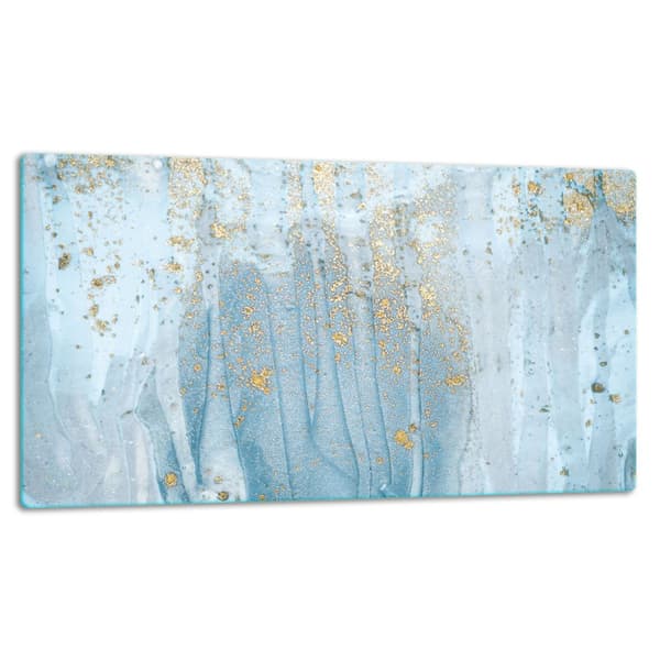 SKÆREBRÆT I GLAS 52X30 MARMOR