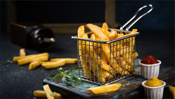 SKÄRBRÄDA I GLAS 52x30 POMMES FRITES