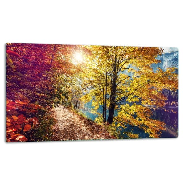 SKÄRBRÄDA I GLASPLATTA 52x30 LANDSKAP