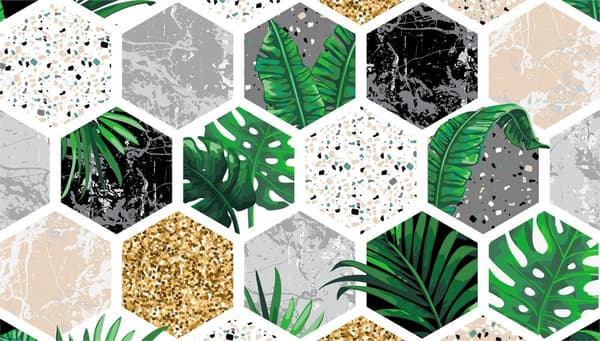 SKÆREBRÆT I GLAS 52x30 MOSAIK