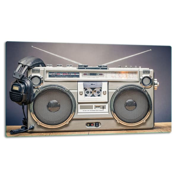 SKÆREBRÆT I GLAS 52x30 RADIO