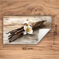 Miniatyrbillede 3 af 7: VINYL KOMFURBEDRÆKNING? BORDPLADE 90x52 Træblomster