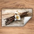 Miniatyrbillede 2 af 7: VINYL KOMFURBEDRÆKNING? BORDPLADE 90x52 Træblomster