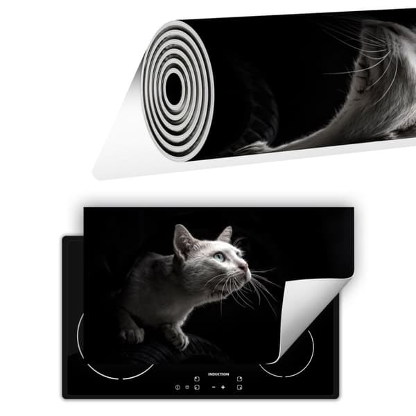 VINYLSPISÖVERDRAG? BORDSKIVA 90x52 Svart katt