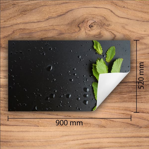 VINYYLILIESEN SUOJA? PÖYTÄLASTE 90x52 Musta minttu