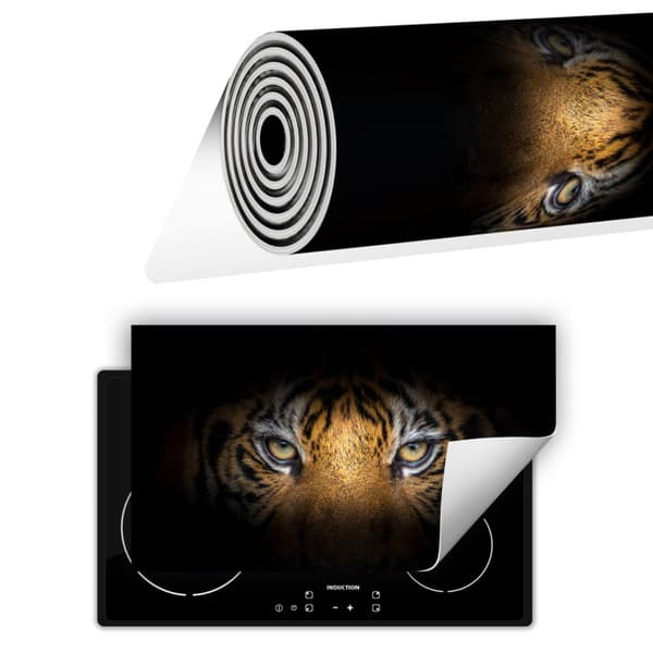 VINYLSPISÖVERDRAG? BORDSKIVA 90x52 Svart tiger