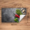 Miniatyrbillede 3 af 7: VINYL KOMFURBEDRÆKNING? BORDPLATE 90x52 Chilikrydderier