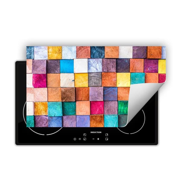 VINYL KOMFURBEDRÆKNING? BORDPLADE 90x52 Mosaik Træ