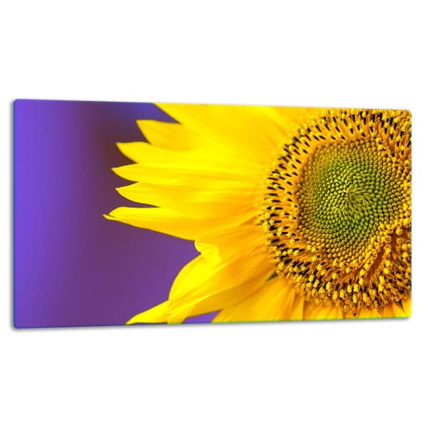 SKÆREBRÆT I GLAS 52x30 BLOMST