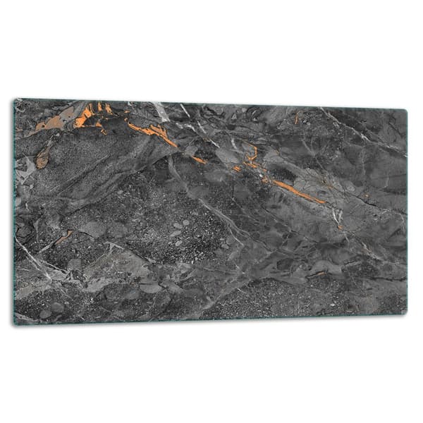 SKÄRBRÄDA I GLAS 52x30 SVART MARMOR