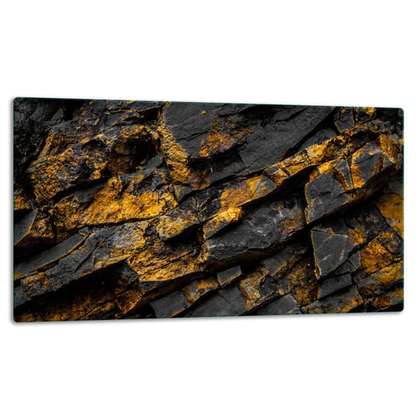 SKÆREBRÆT I GLAS 52x30 ROCK