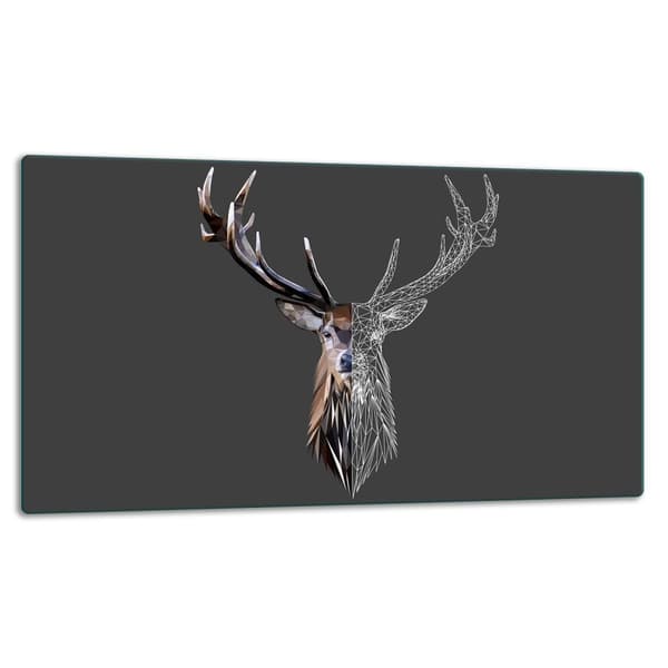 SKÆREBRÆT I GLAS 52x30 DEER