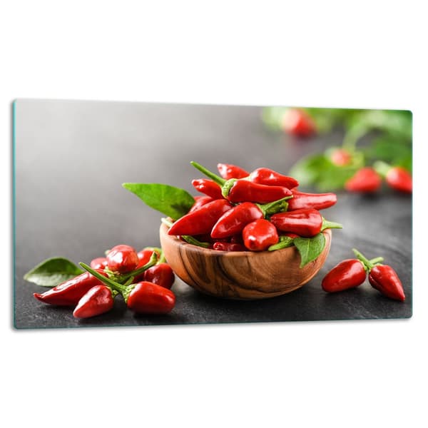 SKÄRBRÄDA I GLAS 52x30 PAPRIKA