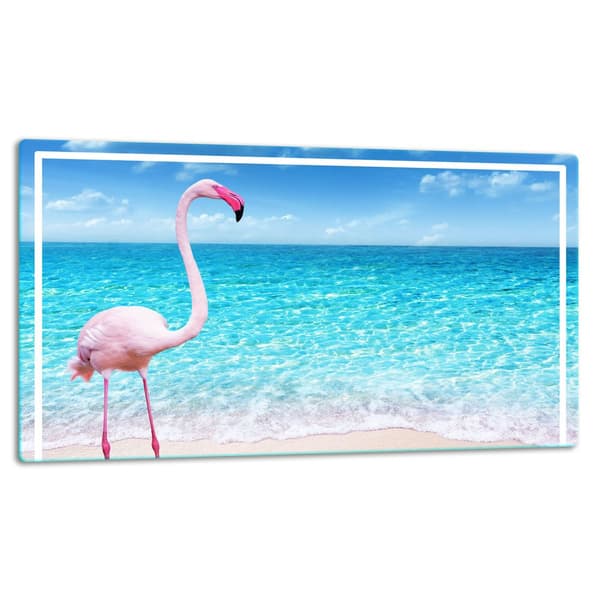 SKÄRBRÄDA I GLAS 52x30 FLAMINGO