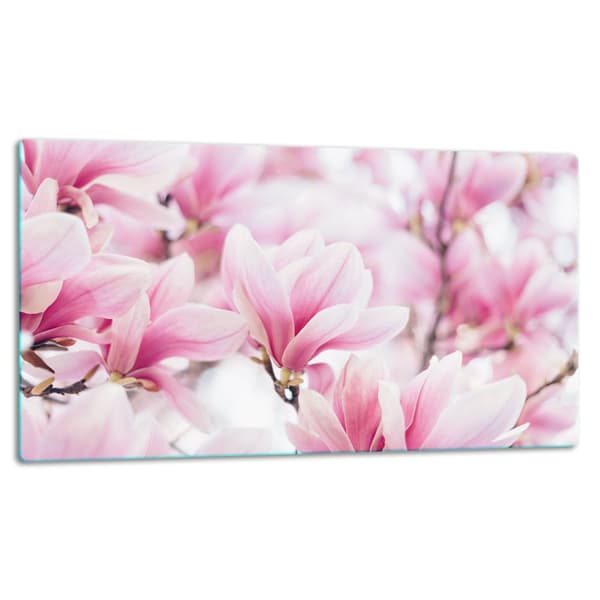 SKÄRBRÄDA I GLAS 52x30 BLOMMOR