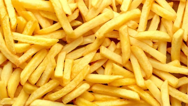SKÆREBRÆT I GLAS 52x30 POMMES FRITES