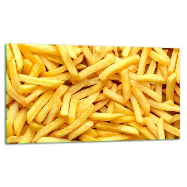 SKÆREBRÆT I GLAS 52x30 POMMES FRITES