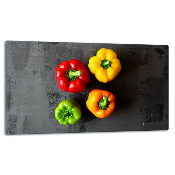 SKÄRBRÄDA I GLAS 52x30 PAPRIKA