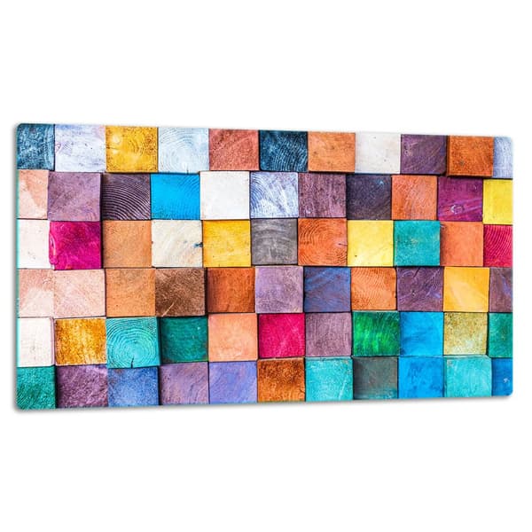 SKÄRBRÄDA I GLASPLATTA 52x30 MOSAIK