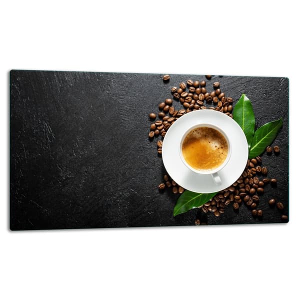 SKÄRBRÄDA I GLASPLATTA 52x30 KAFFE