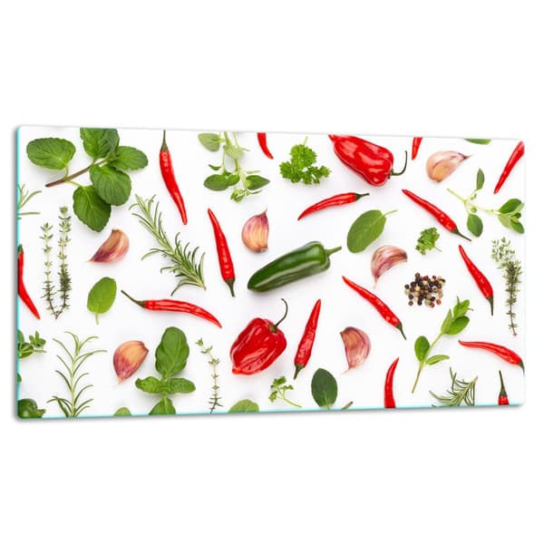 SKÄRBRÄDA I GLAS 52x30 PAPRIKA