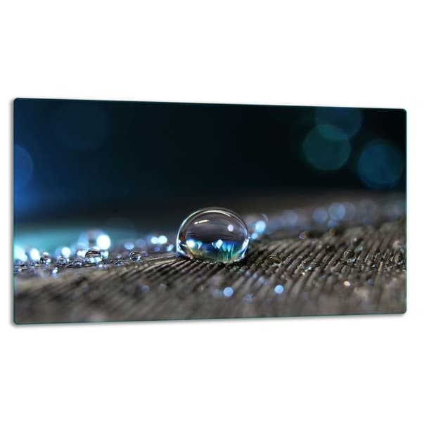 SKÆREBRÆT I GLAS 52X30 DROP