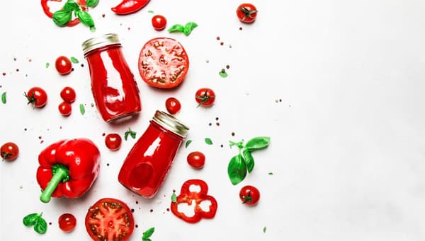 SKÄRBRÄDA I GLAS 52x30 PAPRIKA