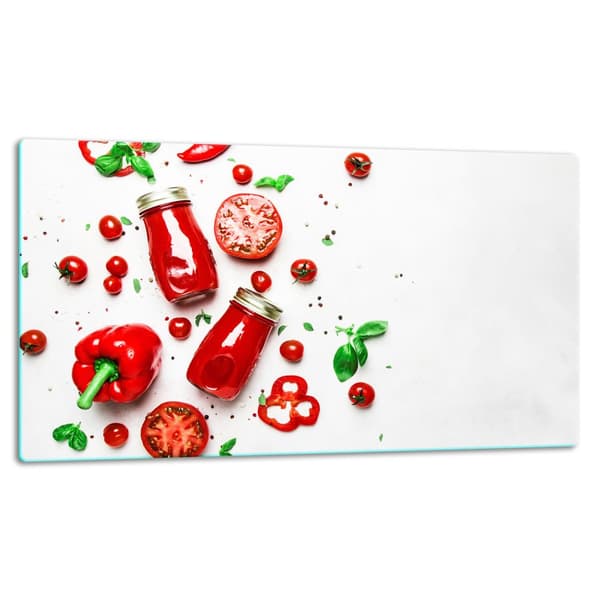 SKÄRBRÄDA I GLAS 52x30 PAPRIKA