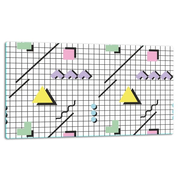 SKÄRBRÄDA I GLASPLATTA 52x30 MÖNSTER