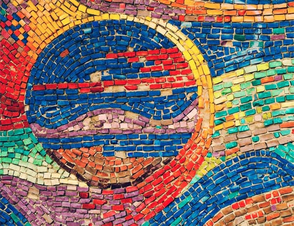 SKÆREBRÆT I GLAS 52x40 MOSAIK