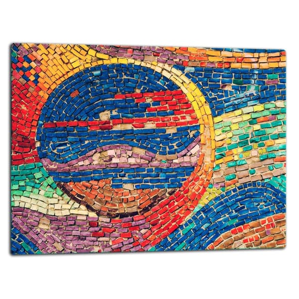 SKÆREBRÆT I GLAS 52x40 MOSAIK