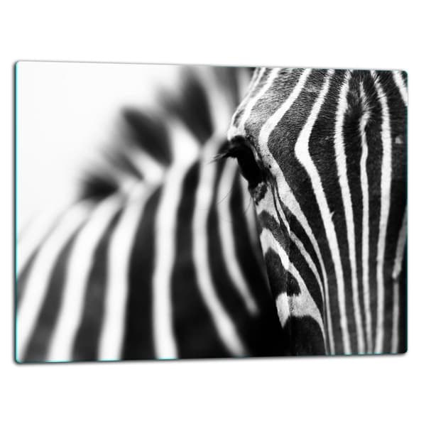 SKÆREBRÆT I GLAS 52x40 ZEBRA