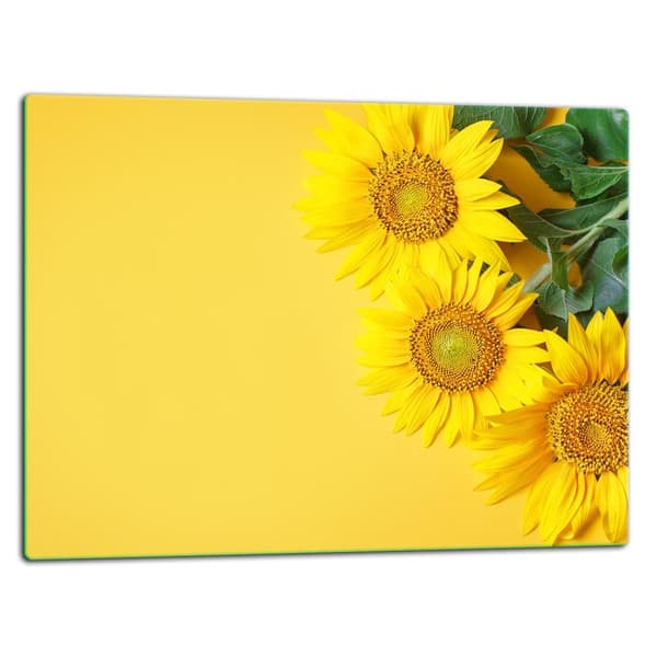 SKÄRBRÄDA I GLAS 52x40 BLOMMOR