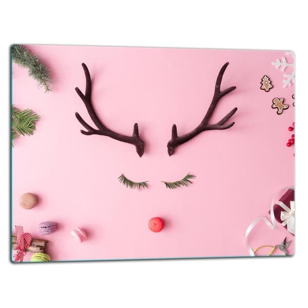 SKÄRBRÄDA I GLAS 52x40 DEER