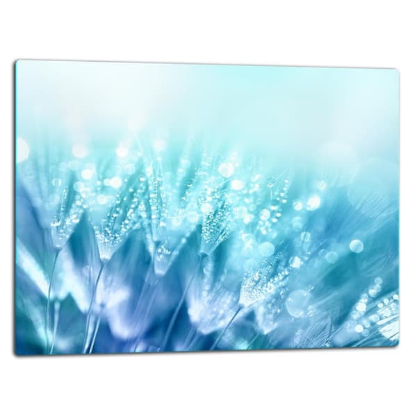 SKÆREBRÆT I GLAS 52x40 BLOMSTER