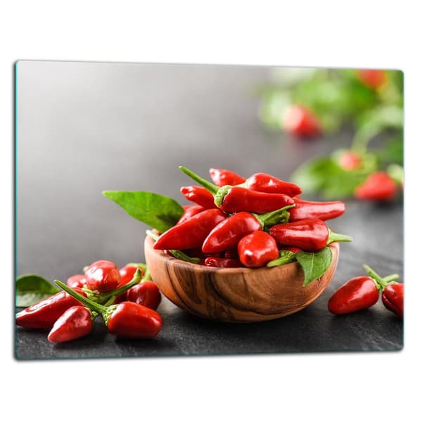 SKÄRBRÄDA I GLAS 52x40 CHILI