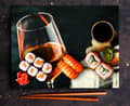 Miniatyrbillede 6 af 11: SKÆREBRÆT I GLAS 52x40 VIN