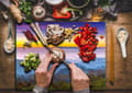 Pikkukuva 3 / 11: LASILEIKKUULAUTA 52x40 SKY