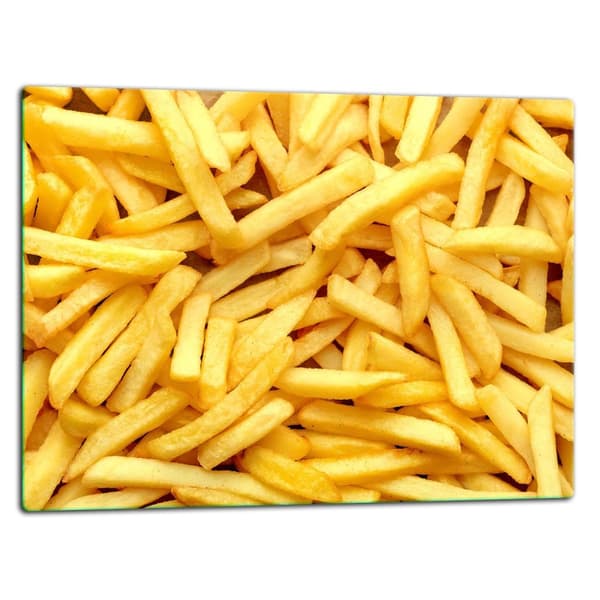SKÆREBRÆT I GLAS 52x40 POMMES FRITES
