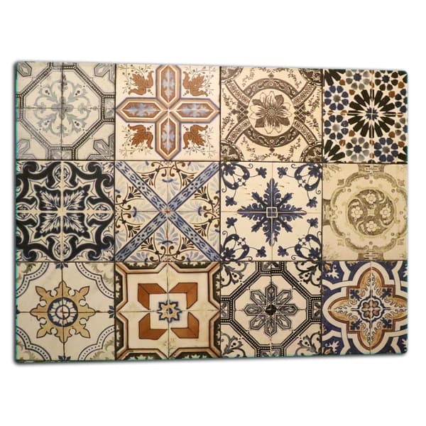 SKÄRBRÄDA I GLASPLATTA 52x40 MOSAIK